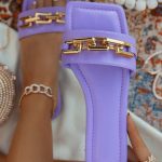 Glimmer Chain Slippers