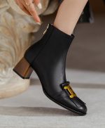 Serene Mood Leather Shoes - Image 7