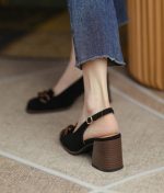 Brisa Suede Heels - Image 5