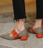 Nacre Orange Heels - Image 3