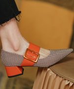 Nacre Orange Heels - Image 4