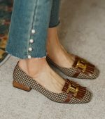 Muse Check Loafers