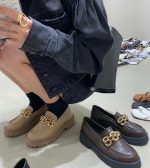 Fiore Metal Chain Loafers - Image 3