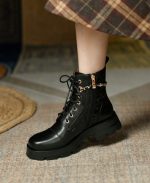 Twilight Elegant Leather Boots - Image 7