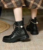 Twilight Elegant Leather Boots - Image 6