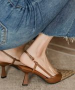 Warm Leather Kitten Heels