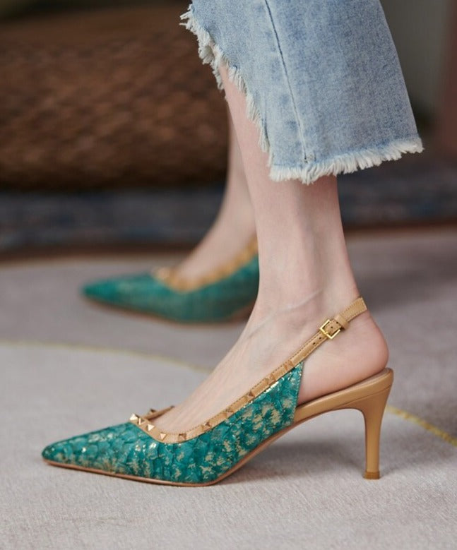 Violetta Studs Heels Violetta Studs Heels - Image 1